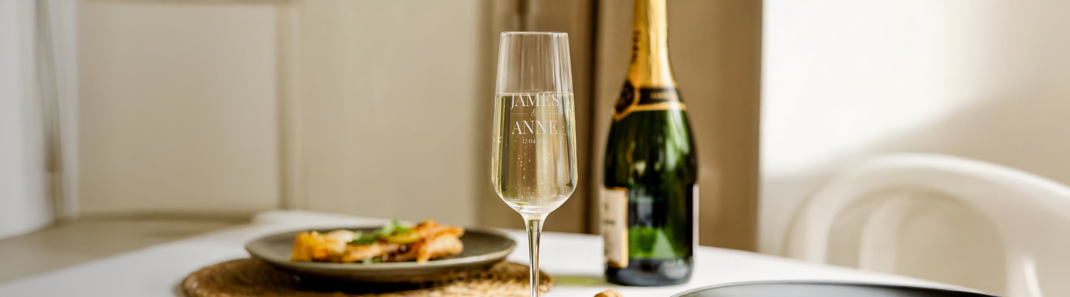 Champagne Glasses Engraved