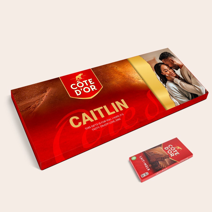 XXL personalised Côte d'Or chocolate bar