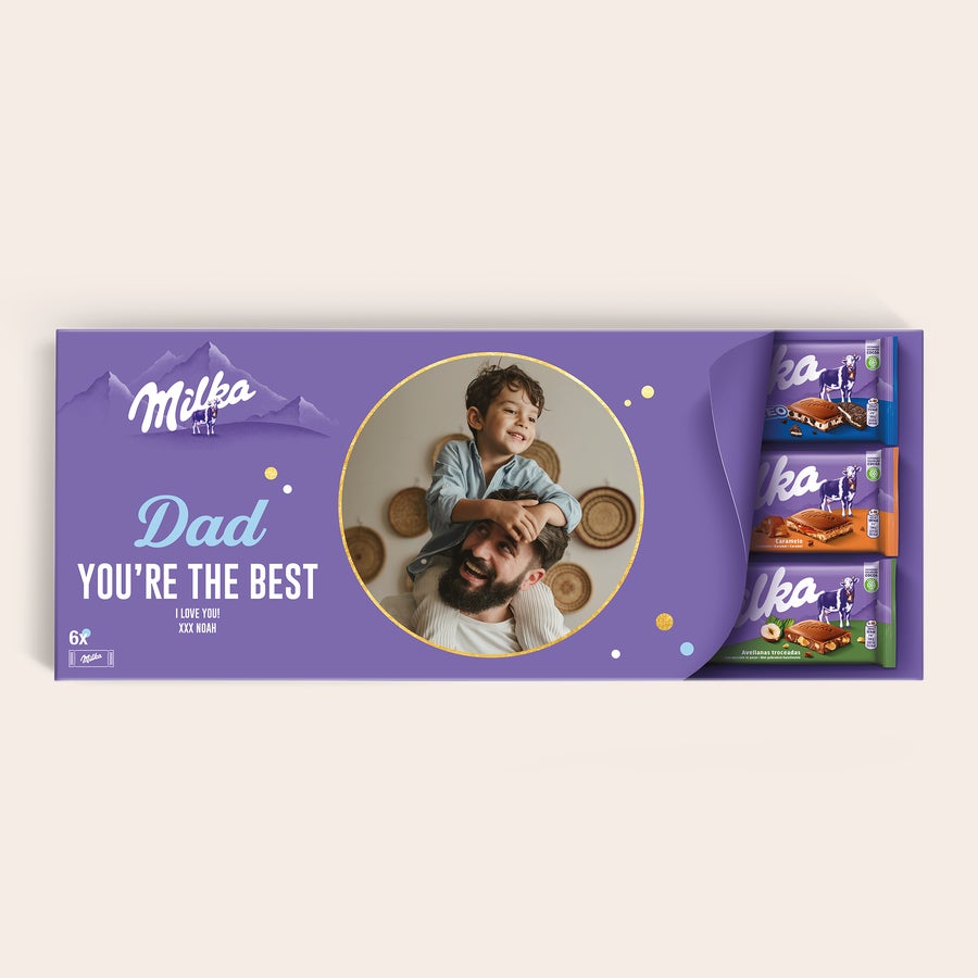 XXL personalised Milka chocolate bar