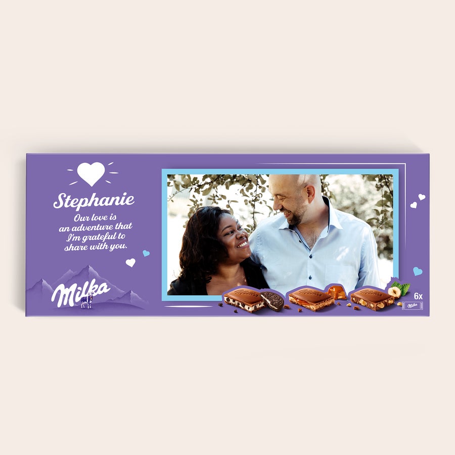 XXL personalised Milka chocolate bar