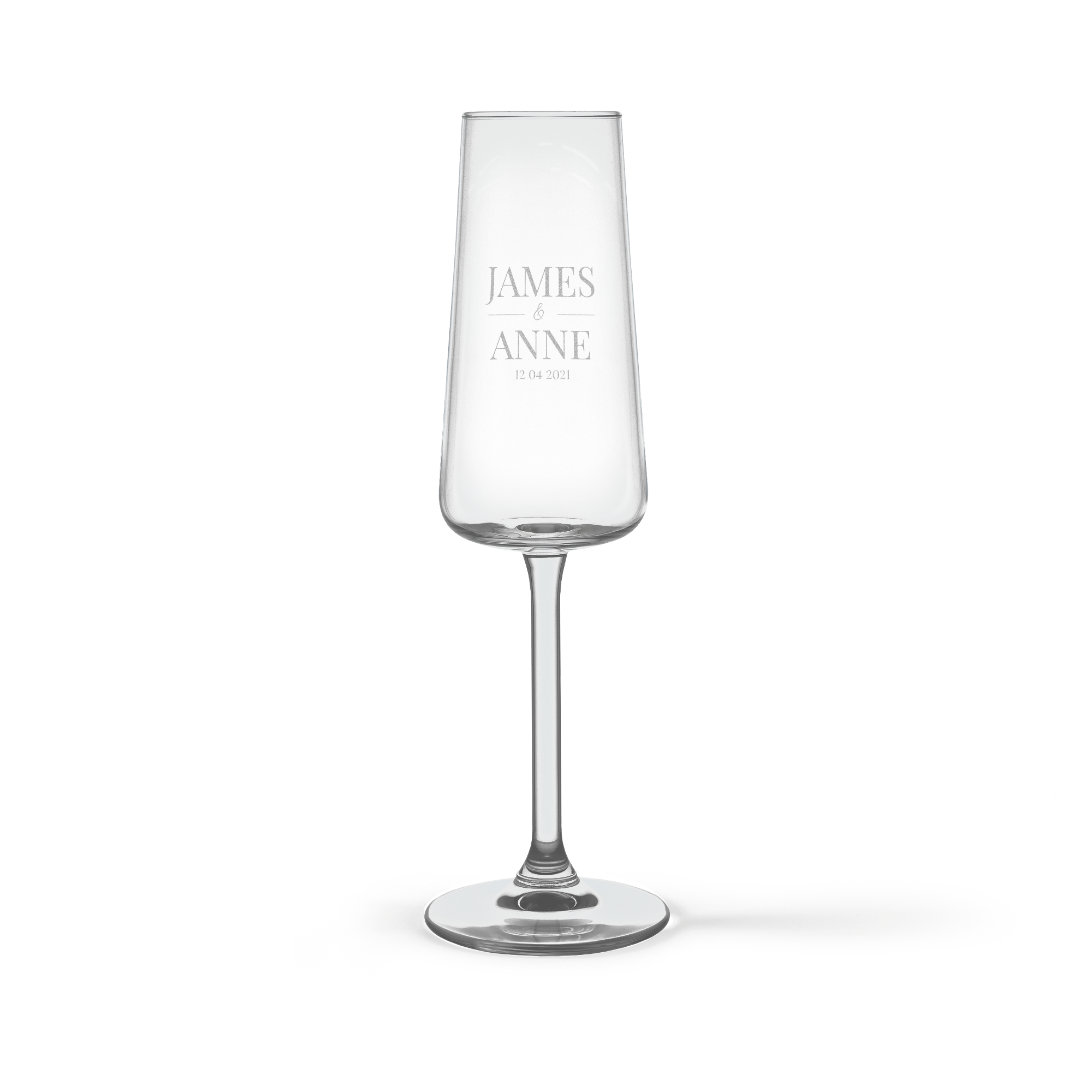 Personalised champagne Glass - Luxury glass - 1 pcs