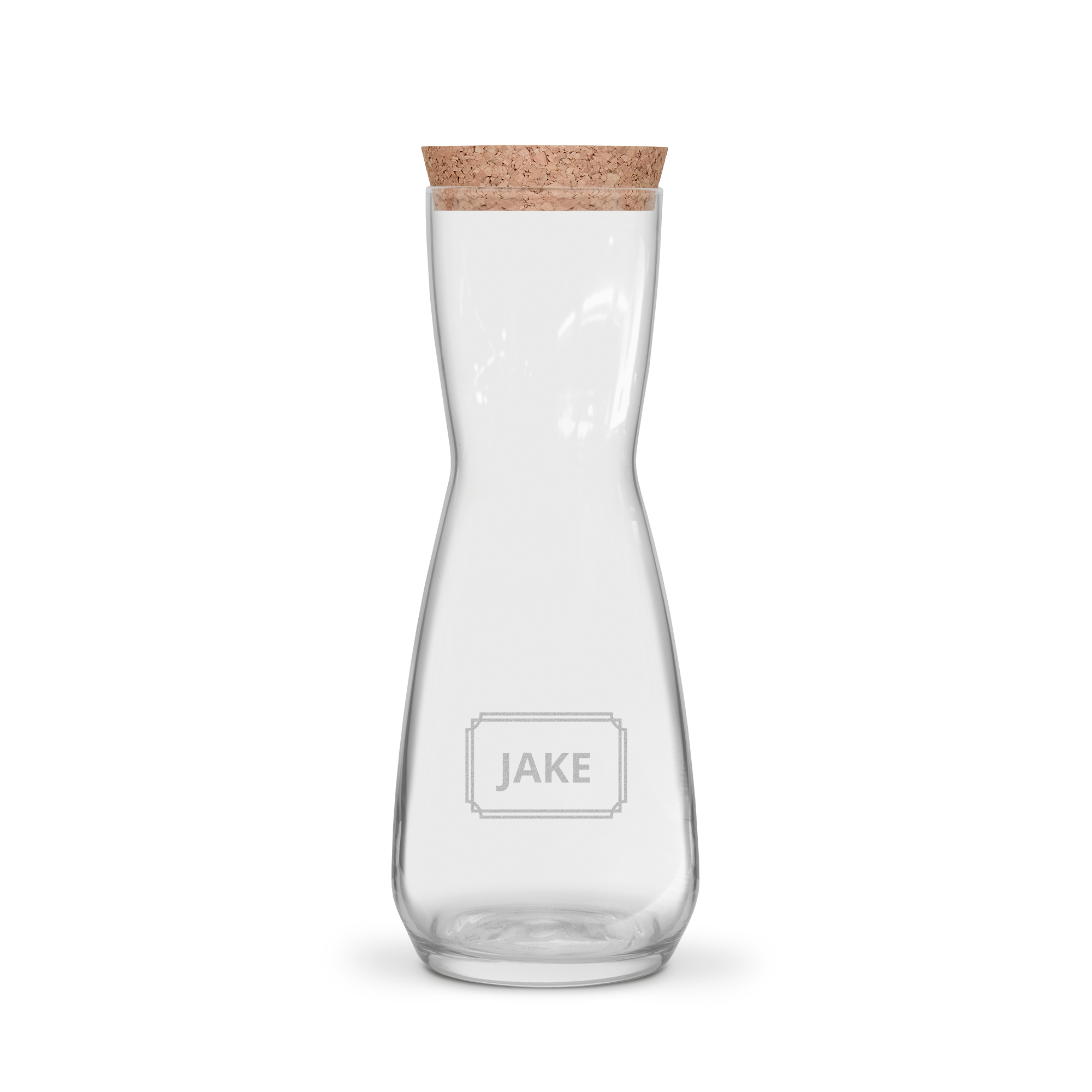 Personalised glass decanter - Engraved