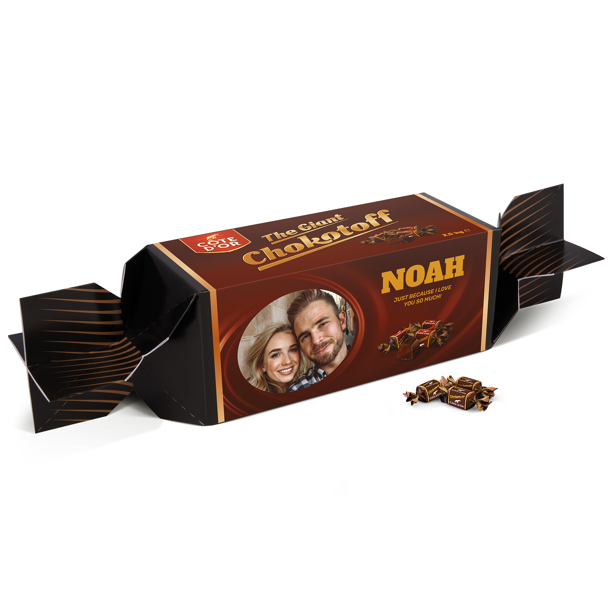 Personalised giant Chokotoff Toffee