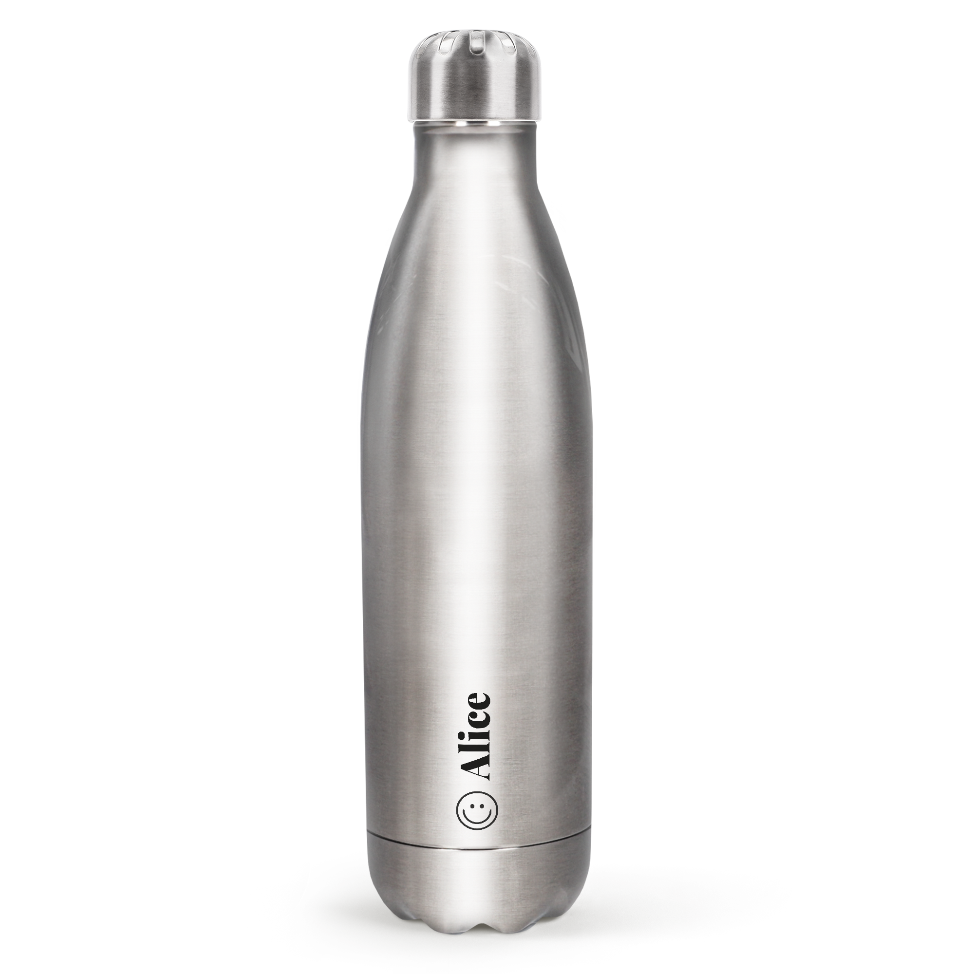 Personalised insulated water bottle - Aluminium