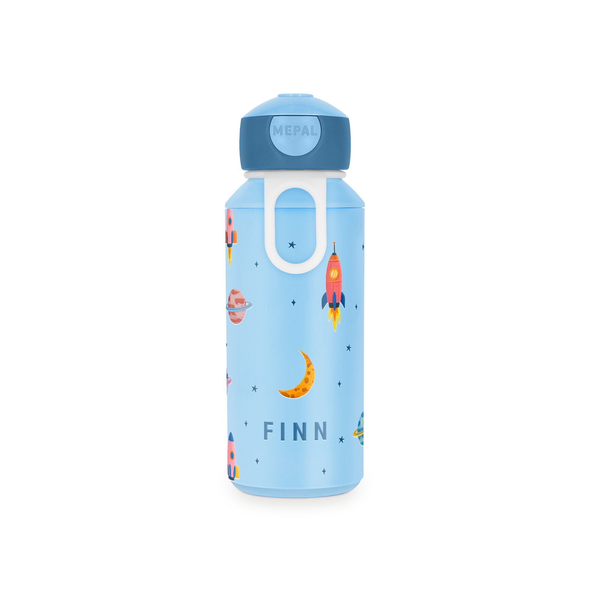 Mepal - Personalised pop-up water bottle - 400 ml - Cool Blue