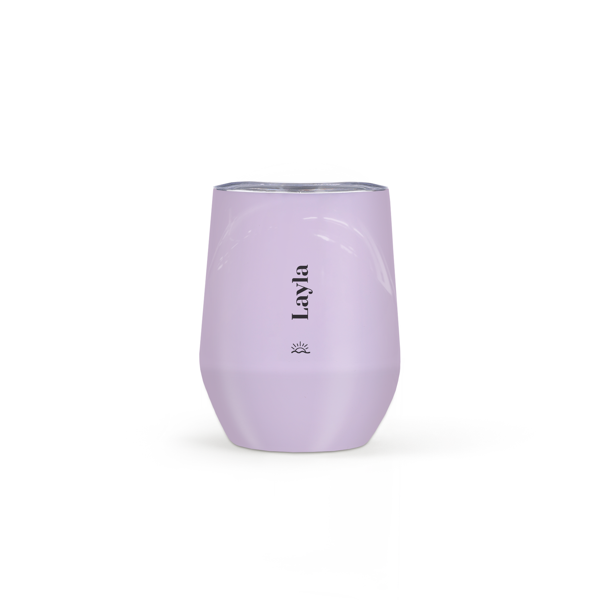 Travel cup with lid - 350 ml - Purple
