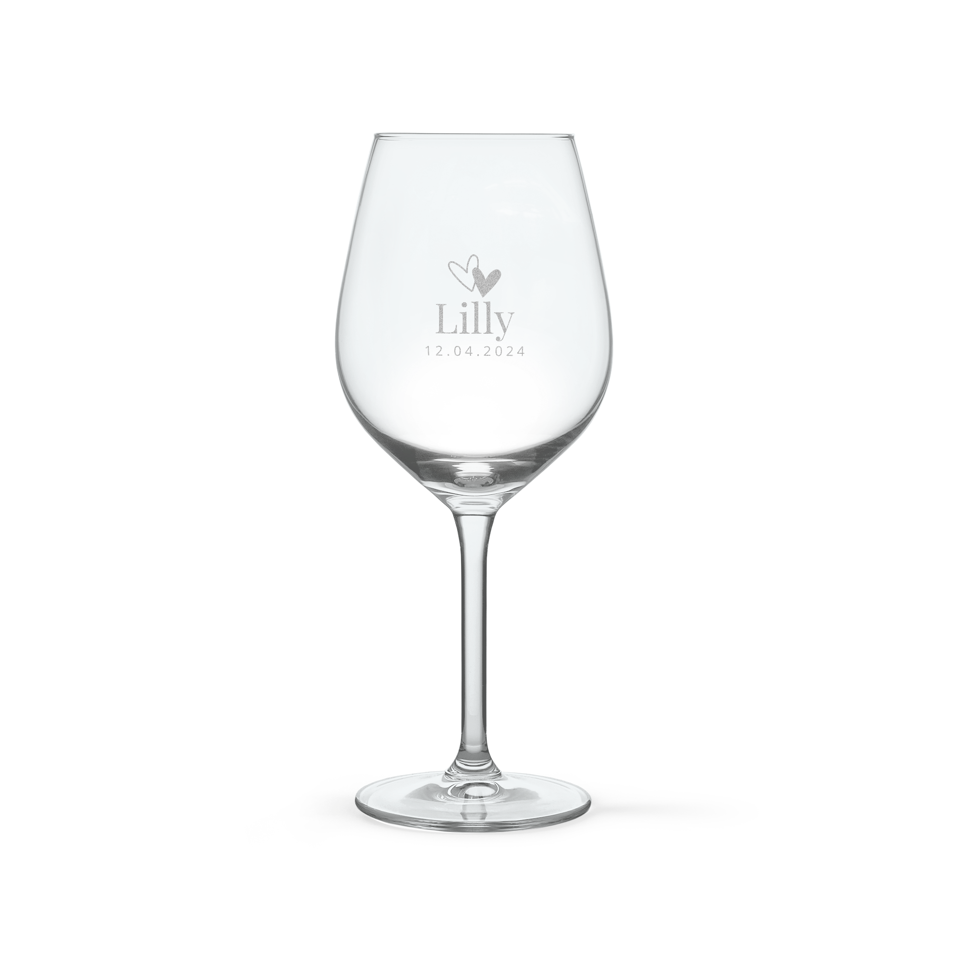 Personalised White Wine Glass